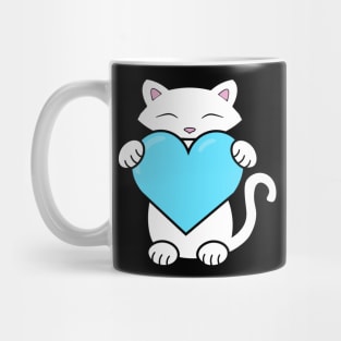 Cat Love Pattern Mug